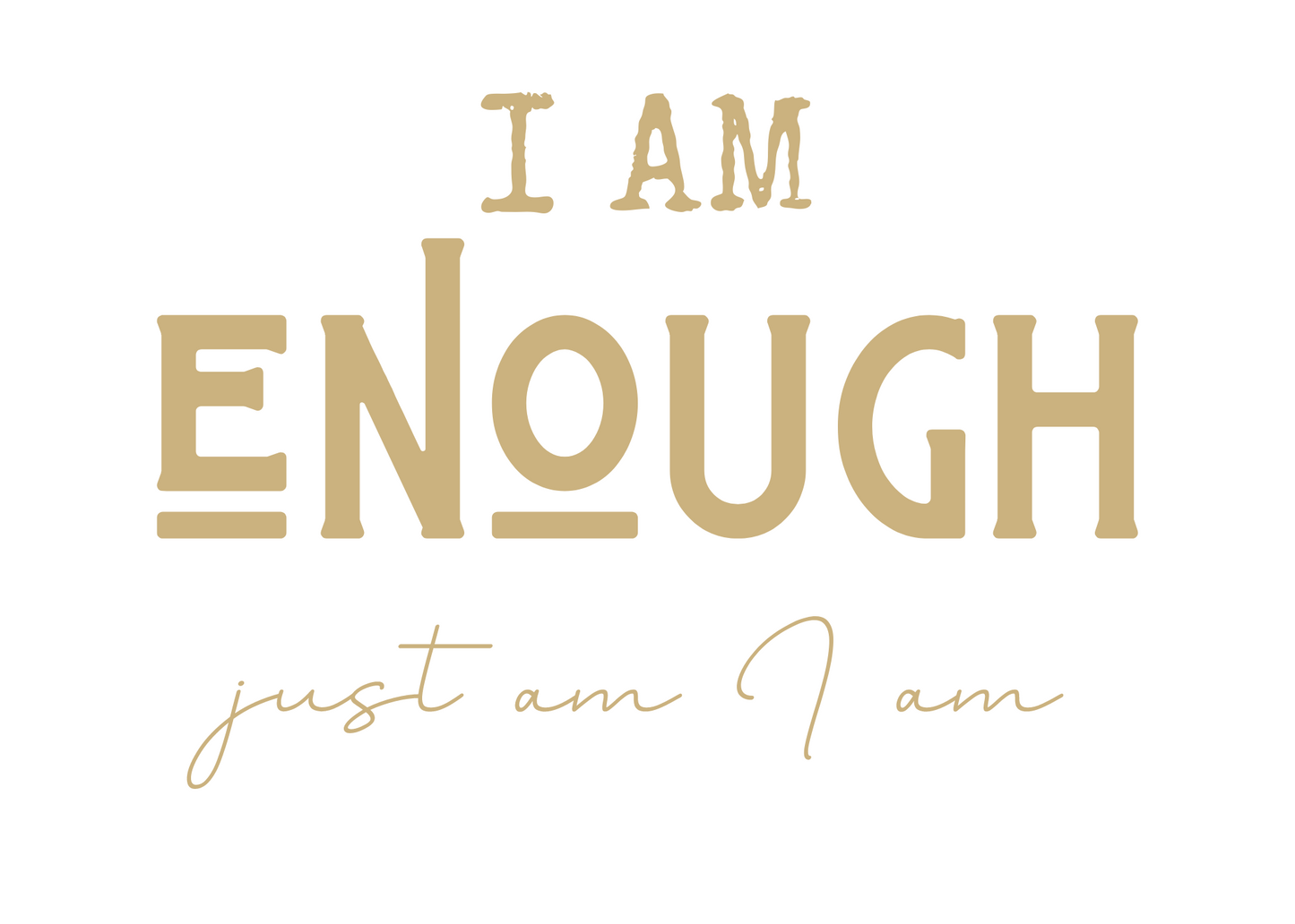 I am ENOUGH Hoodie - adult