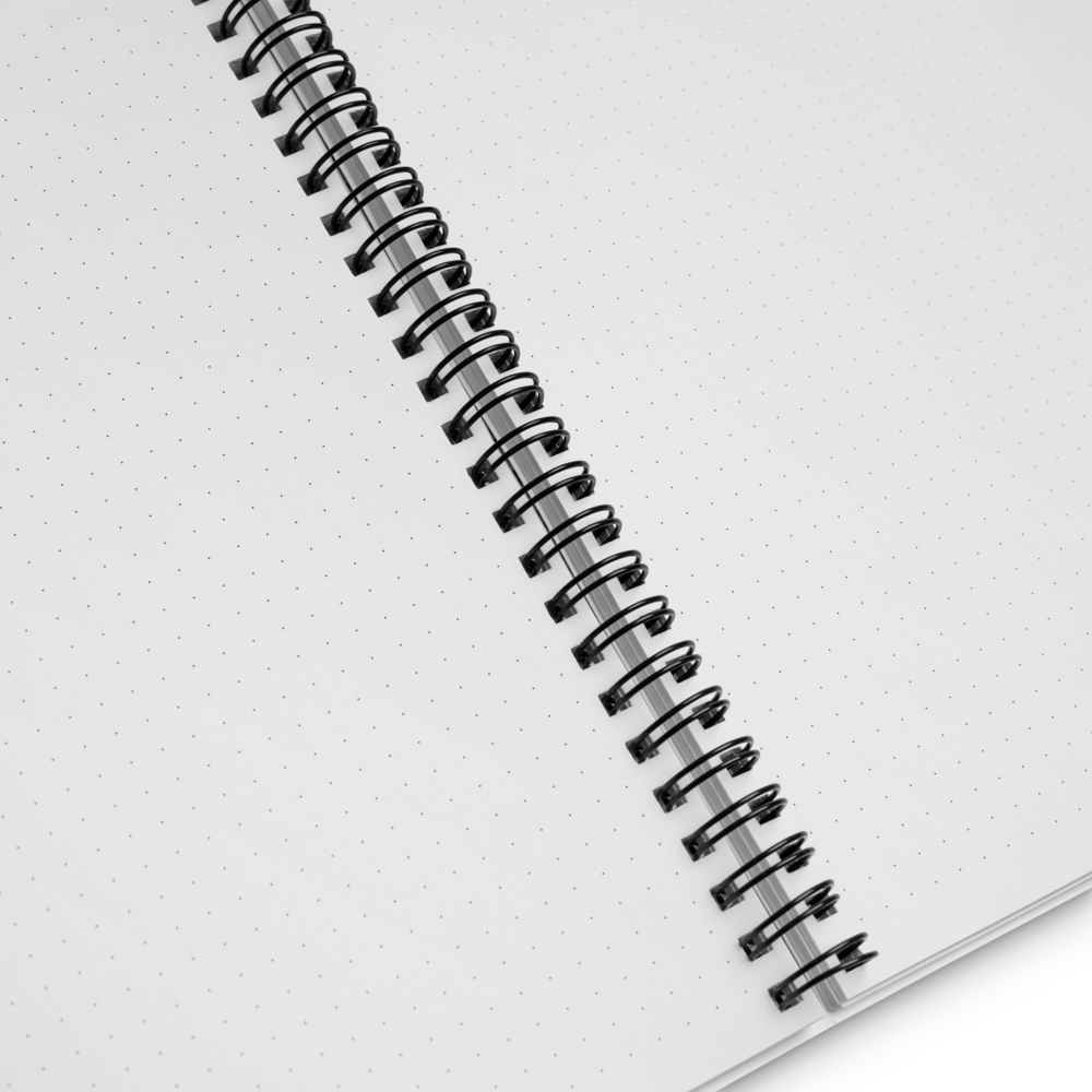 Teacher Notes - Spiral notebook - Gold & green leaf design